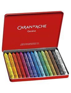 Caran Dache CARAN D’ACHE Neocolor I, L: 10 cm, dikte 8,5 mm, diverse kleuren, 15 stuk/ 1 doos