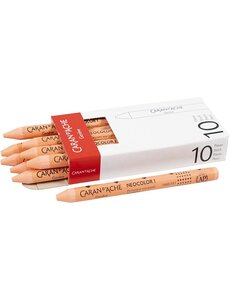 Caran Dache CARAN D’ACHE Neocolor I, L: 10 cm, dikte 8,5 mm, salmon (051), 10 stuk/ 1 doos