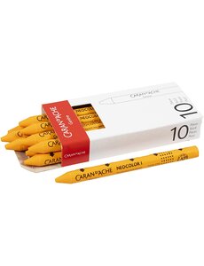 Caran Dache CARAN D’ACHE Neocolor I, L: 10 cm, dikte 8,5 mm, orange (030), 10 stuk/ 1 doos