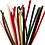 Creativ Company Chenille, L: 30 cm, dikte 6 mm, Kerst verf, 25 div/ 1 doos