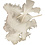 Creativ Company Dons, afm 7-8 cm, wit, 500 gr/ 1 doos