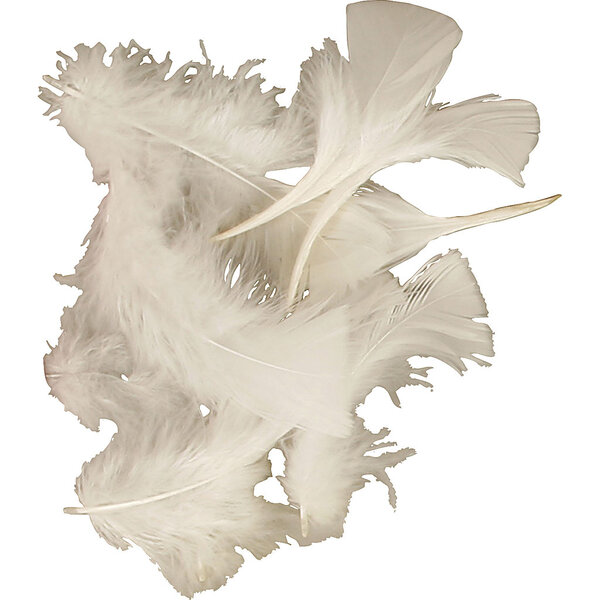 Creativ Company Dons, afm 7-8 cm, wit, 500 gr/ 1 doos