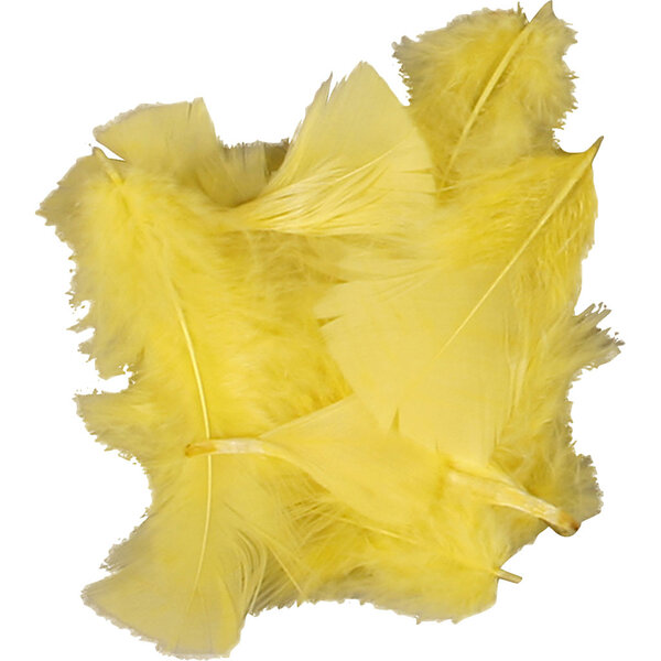 Creativ Company Dons, afm 7-8 cm, geel, 500 gr/ 1 doos
