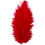 Creativ Company Dons, afm 5-12 cm, rood, 15 stuk/ 1 doos