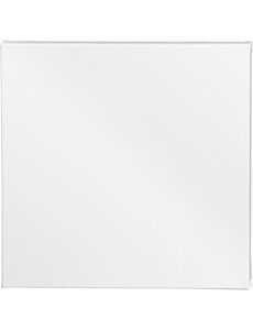 Creativ Company Canvas, D: 1.6 cm, afm 40x40 cm, 360 gr, wit, 10 stuk/ 1 doos