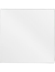 Creativ Company Canvas, D: 1.6 cm, afm 40x40 cm, 360 gr, wit, 1 stuk