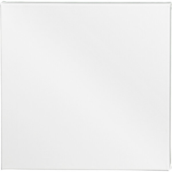 Creativ Company Canvas, D: 1.6 cm, afm 40x40 cm, 360 gr, wit, 1 stuk