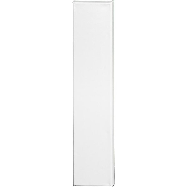 Creativ Company Canvas, D: 1.6 cm, afm 10x50 cm, 360 gr, wit, 10 stuk/ 1 doos