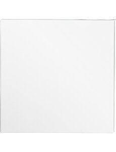Creativ Company Canvas, D: 1.6 cm, afm 50x50 cm, 360 gr, wit, 5 stuk/ 1 doos