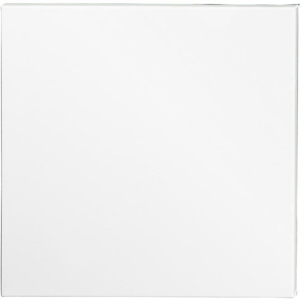 Creativ Company Canvas, D: 1.6 cm, afm 50x50 cm, 360 gr, wit, 5 stuk/ 1 doos