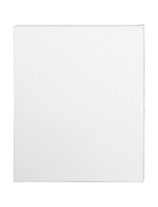 Creativ Company Canvas, D: 1.6 cm, afm 50x60 cm, 360 gr, wit, 5 stuk/ 1 doos