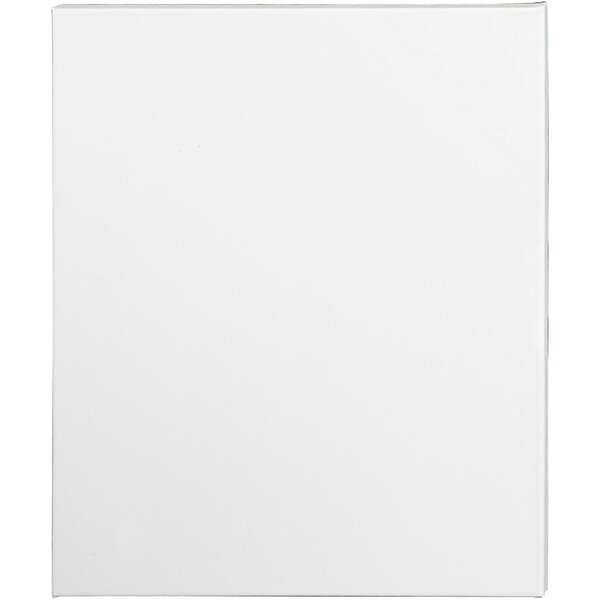 Creativ Company Canvas, D: 1.6 cm, afm 50x60 cm, 360 gr, wit, 5 stuk/ 1 doos