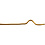 Creativ Company Alu draad, rond, dikte 3 mm, goud, 29 m/ 1 rol