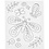 Schildercanvas met print, Grote vlinder, D: 1,6 cm, afm 24x30 cm, 360 gr, 1 stuk