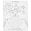 Creativ Company Schildercanvas met print, Boeket in vaas, D: 1,6 cm, afm 24x30 cm, 360 gr, 1 stuk