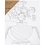 Creativ Company Schildercanvas met print, Boeket in vaas, D: 1,6 cm, afm 24x30 cm, 360 gr, 1 stuk