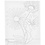 Creativ Company Schildercanvas met print, Grote bloemen, D: 1,6 cm, afm 24x30 cm, 360 gr, 1 stuk