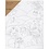Creativ Company Schildercanvas met print, Bloemenlandschap, D: 1,6 cm, afm 24x30 cm, 360 gr, 1 stuk