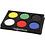 Waterverf, H: 16 mm, d 44 mm, primair kleuren, 1 doos