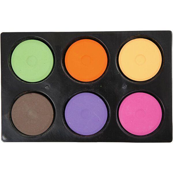Colortime Waterverf, H: 16 mm, d 44 mm, extra kleuren, 1 doos