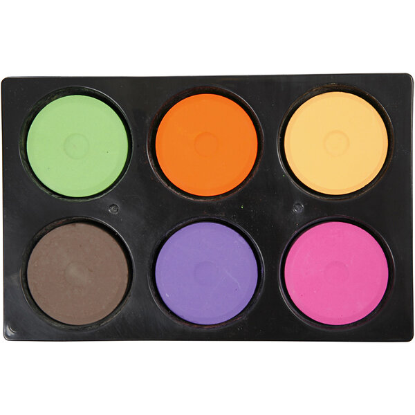 Colortime Waterverf, H: 19 mm, d 57 mm, extra kleuren, 1 doos