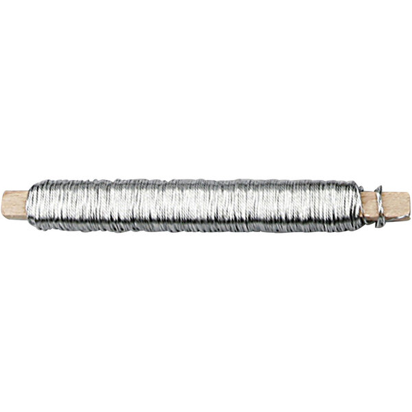 Creativ Company Bloemendraad, dikte 0,6 mm, zilver, 10x100 gr, 10x50 m/ 1 doos