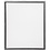 Creativ Company Canvas met lijst, afm 50x60 cm, 360 gr, antiek zilver, wit, 1 stuk