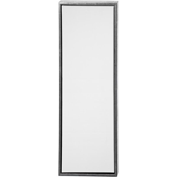 Creativ Company Canvas met lijst, afm 30x90 cm, 360 gr, antiek zilver, wit, 1 stuk