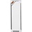 Creativ Company Canvas met lijst, afm 30x90 cm, 360 gr, antiek zilver, wit, 1 stuk