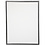 Creativ Company Canvas met lijst, afm 60x80 cm, 360 gr, antiek zilver, wit, 1 stuk