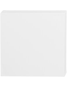 Creativ Company Canvas, D: 3,7 cm, afm 30x30 cm, 360 gr, wit, 1 stuk