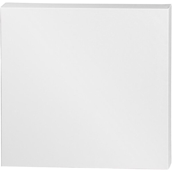 Creativ Company Canvas, D: 3,7 cm, afm 50x50 cm, 360 gr, wit, 5 stuk/ 1 doos