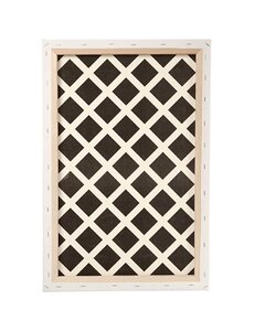 Creativ Company Canvas, D: 1,7 cm, afm 40x60 cm, 360 gr, wit, 1 stuk