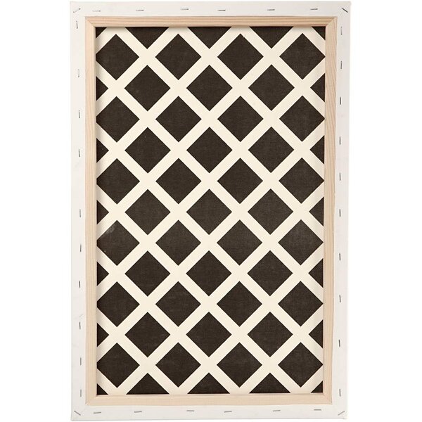 Creativ Company Canvas, D: 1,7 cm, afm 40x60 cm, 360 gr, wit, 1 stuk