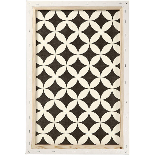 Creativ Company Canvas, D: 1,7 cm, afm 40x60 cm, 360 gr, wit, 1 stuk