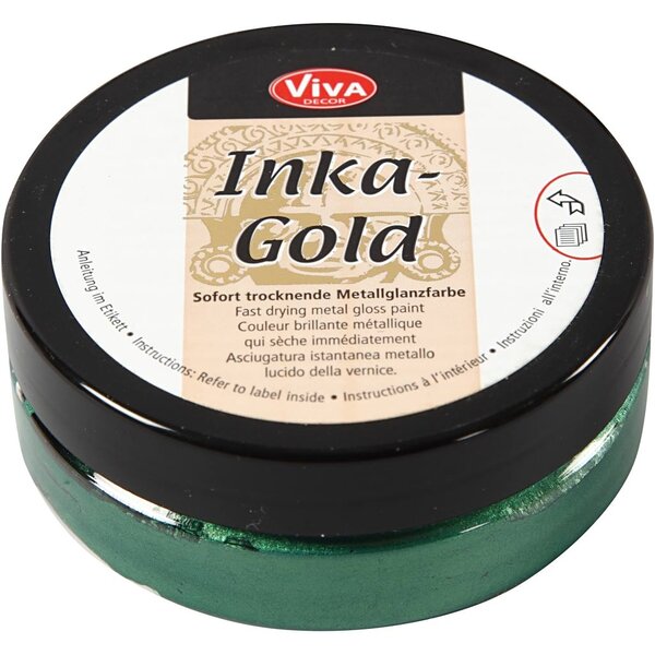 Viva Decor Inka-Gold, emerald , 50 ml/ 1 Doosje
