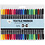 Creativ Company Textielstiften, lijndikte 2,3+3,6 mm, standaardkleuren, 20 stuk/ 1 doos