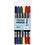 Creativ Company Textielstiften, lijndikte 2,3+3,6 mm, standaardkleuren, 6 stuk/ 1 doos
