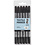 Creativ Company Textielstiften, lijndikte 2,3+3,6 mm, zwart, 6 stuk/ 1 doos