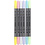 Creativ Company Textielstiften, lijndikte 2,3+3,6 mm, pastelkleuren, 6 stuk/ 1 doos
