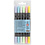 Creativ Company Textielstiften, lijndikte 2,3+3,6 mm, pastelkleuren, 6 stuk/ 1 doos