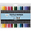 Creativ Company Textielstiften, lijndikte 2,3+3,6 mm, extra kleuren, 20 stuk/ 1 doos