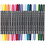 Creativ Company Textielstiften, lijndikte 2,3+3,6 mm, extra kleuren, 20 stuk/ 1 doos