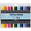 Creativ Company Textielstiften, lijndikte 2,3+3,6 mm, extra kleuren, 20 stuk/ 1 doos