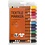 Textielstiften, lijndikte 2-4 mm, diverse kleuren, 12 stuk/ 1 doos