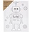 Creativ Company Schildercanvas met print, Robot, D: 1,6 cm, afm 24x30 cm, 360 gr, 1 stuk