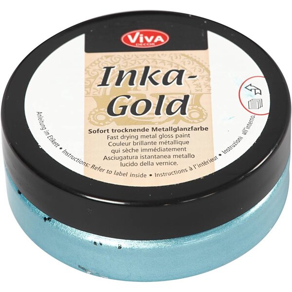 Viva Decor Inka-Gold, turquoise, 50 ml/ 1 Doosje
