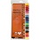 Textielstiften, lijndikte 2-4 mm, diverse kleuren, 18 stuk/ 1 doos