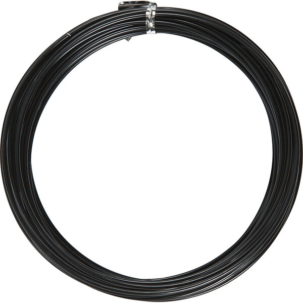 Creativ Company Alu draad, rond, dikte 2 mm, zwart, 10 m/ 1 rol