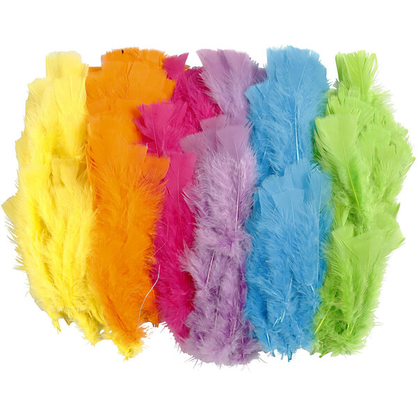 Creativ Company Veren, L: 11-17 cm, diverse kleuren, 144 bol/ 1 doos